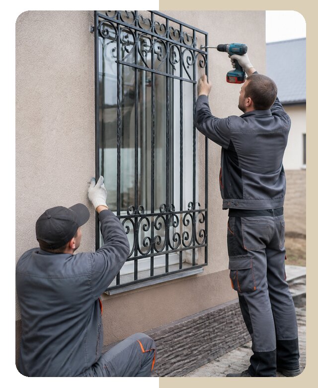 Установка кованых решеток в Электростали по цене от 5875 р. | ДвериЛегко-Элк