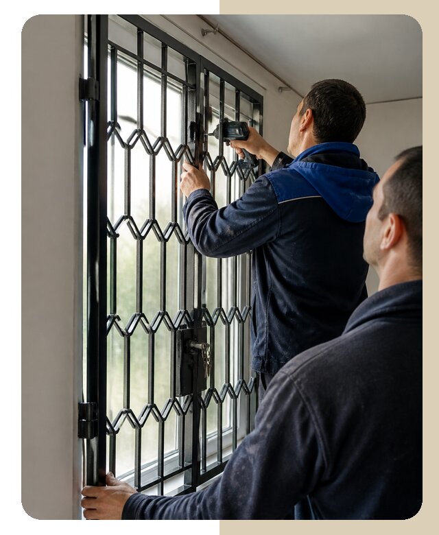 Установка распашных решеток в Электростали цена от 6585 р. | ДвериЛегко-Элк